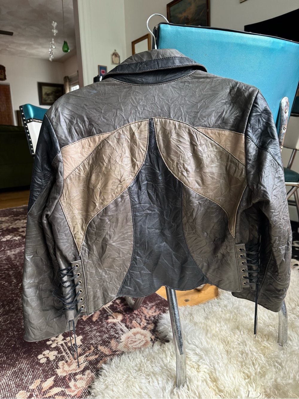 Women’s Large Genuine Leather Jacket by Of Two Minds